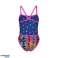 ARENA BADEMODE DAMEN ARENA WENDEBADEANZUG CHALLENGE BACK ROYAL MULTI PINK 006633/890 D36 Bild 2
