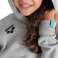 ARENA SWEATSHIRT JR TEAM HOODED SWEAT PANEL MEDIUM GREY HEATHER 004919/550 14 15 164 nuotrauka 3