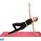 AQUA SPORT POWERSTRECH JOGAS PAKLĀJIŅŠ NBR AIR SOFT PINK 183x80x1cm AS00823 attēls 4