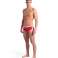 ARENA BADETØY HERRE ARENA ICONS SWIM LAV MIDJE KORT ENSFARGET RØD HVIT 005046/401 70 D2 bilde 4