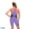 SPEEDO RACING COMBINAISON FEMME LZR INTENT CDBK KSKN AFMIAMI LILAS/USA ANTHRACITE/OR ROSE 8 11975H545 22 photo 2