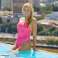 FUNKITA STRÓJ KĄPIELOWY LADIES SINGLE STRIP ONE PIECE WICKED WAVES FKS045L7201112 UK34 12 D38 zdjęcie 2
