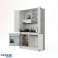 COCINA MONOBLOQUE PLEGABLE ESTRUCTURA Y PUERTAS DE LIBRO BLANCO fotografía 2