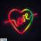 Neon LED MANTA Style Neon Lights HEART LOVE multicolor RGB SNL59RGB image 3