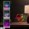 Neon LED MANTA Style Neon Lights HEART LOVE multicolor RGB SNL59RGB image 1