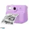 48MP Instant Print Camera with Dual Lens and 1080P HD Video - Blue image 4
