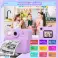 48MP Instant Print Camera with Dual Lens and 1080P HD Video - Blue image 2