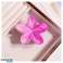 Fermoir pince à cheveux XL fleur OMBRE rose été 7.5 x 7.5cm SP380 photo 3