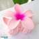 Fermoir pince à cheveux XL fleur OMBRE rose mat 7,5 x 7,5cm SP382 photo 1