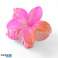 Fermoir pince à cheveux XL fleur OMBRE rose-orange 7.5 x 7.5cm SP381 photo 1
