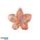 Fermoir pince à cheveux XL fleur OMBRE transparent orange 7,5 x 8cm SP397POM photo 1
