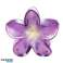 Haarspange XL Blume OMBRE transparent lila 7,5 x 8cm SP397F Bild 1