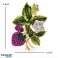 Broche décorative avec strass et fraises BZ196 photo 3