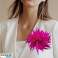Broche décorative, barrette 2en1 plumes fuchsia BZ207F photo 1