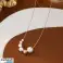 Κολιέ ανοξείδωτο επιχρυσωμένο με χρυσό 14 καρατίων, PEARLS NST2171 εικόνα 3