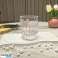 Gegroefd glas, met golvende wanden, BUTTERFLIES roze 260 ml 1 st. SZK161 foto 2