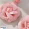 Сережки, що висять, ефектна мереживна квітка, рожева шпилька ROSE K1707 зображення 2