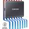 Samsung Pack T7 1TB sininen ulkoinen SSD-kiintolevy + holkki kuva 4
