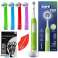 Oral b Pro Junior 6 Diş Fırçası Yeşil 4x Yedek Fırça Başlığı EB 10A Renk fotoğraf 5