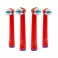 Braun Oral b Vitality 100 SpiderMan 4 suku galvas bērniem sarkans attēls 4