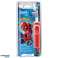 Braun Oral B Vitality 100 SpiderMan zobu birste 2x Oral B birstes galva EB10s Spiderman lietulis freebies attēls 1