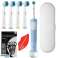 Oral B Vitality Pro D103 zila zobu birstes rezerves gals Precision Clean SB 17A x4 korpuss balts attēls 6