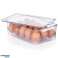 Plastbeholder med lokk for egg bilde 1