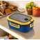 LUNCH BOX with cutlery 21 x 14.5 x 8cm navy blue PJM44GRAN image 2