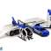 Set Polizei Abschleppwagen Auto Hubschrauber Sound Licht Bild 2