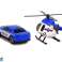 Set Polizei Abschleppwagen Auto Hubschrauber Sound Licht Bild 3