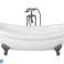 Baby Doll Long Blonde Hair Bathrobe Pink Bathtub Bathroom image 5