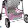 Puppenwagen Sportwagen Rosa Sterne Bild 1