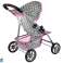Puppenwagen Sportwagen Rosa Sterne Bild 2