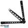 Schwarzes Trainings-Balisong-Messer Bild 4