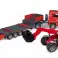 Man tga truck with trailer and telescopic handler image 1