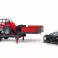 Man tga truck with trailer and telescopic handler image 5