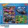 Puzzle 4x250 Rennwagen Hot Wheels Bild 5