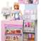 Barbie Cafe Barista panenka Set fotka 4