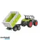 Tractor doble águila claas con remolque r/c 1:24 fotografía 1