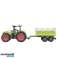 Tractor doble águila claas con remolque r/c 1:24 fotografía 3
