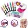 Stor neglemaling kit glitterpenne billede 1