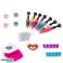 Stor neglemaling kit glitterpenne billede 2