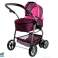 Alice doll's pram Deep. Stroller. Carrycot 2in1 image 2