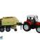 Großer Traktor mit Anhänger Landwirtschaftliche Maschine 65 cm Bild 2