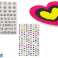 Set per Nail Art con Distributore di Glitter e Adesivi Colorati foto 2