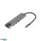 Adaptador HUB USB tipo C a HDMI/2x USB3.0/2x USB tipo C/RJ45 fotografía 1