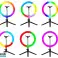TRACER RGB RING 26 cm ringlampe med stativ billede 3