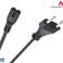 MCTV 809 42164 Stromkabel Acht 2 Pin 1 5m Stecker EU Bild 2