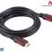 MCTV 813 42188 Καλώδιο HDMI HDMI 3μ v1.4 30AWG με φίλτρα φερίτη εικόνα 2