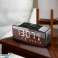Bluetooth Alarm Clock Radio GreenBlue. FM. aux in. 6W. temperature. alarm. clock. battery 2200mAh. GB200 image 1